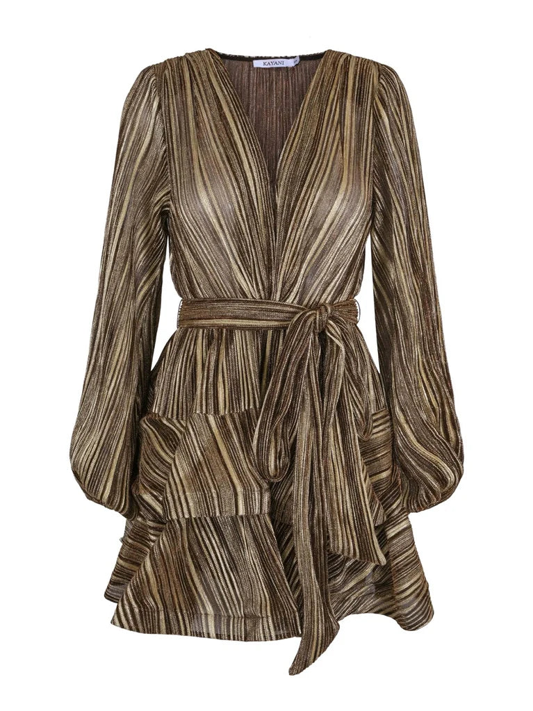 Naia Bedouine Dress - Golden splash