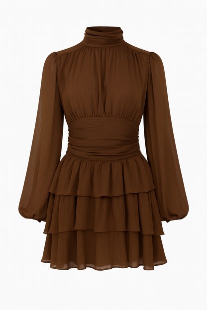 Milla Mini Ruffle Dress - Hazel