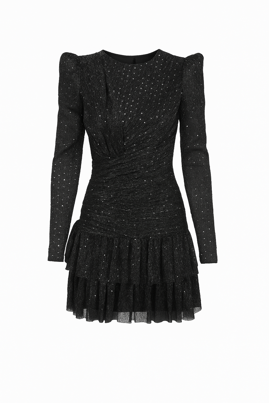 Giselle Mini Dress - Glittering Onyx