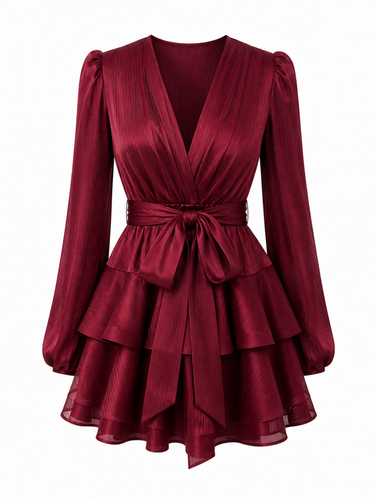 Kayani Asya Bedouin Dress - Mulberry