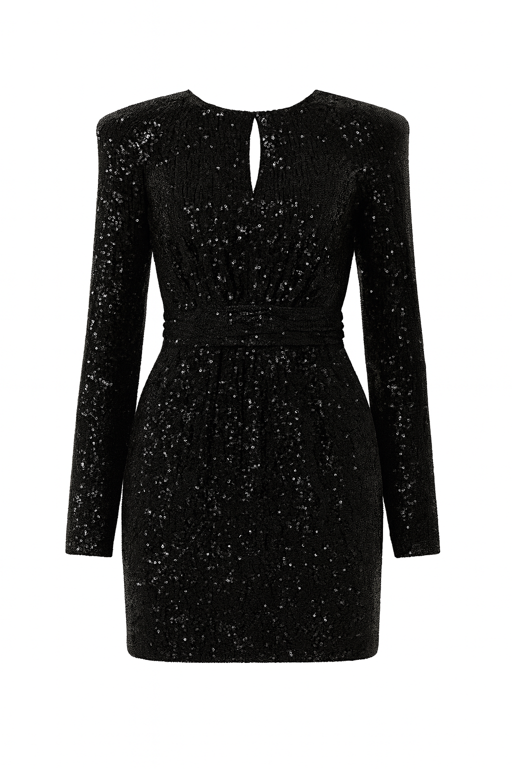 Nomie Sequins Mini Dress - Onyx Treasure