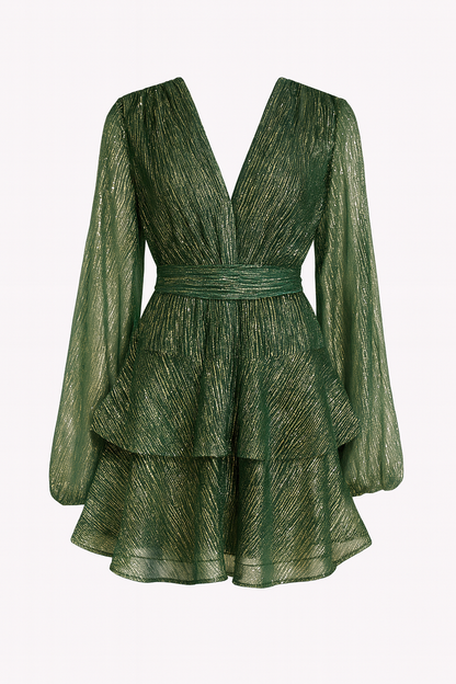 Naia Bedouin Dress - Smaragd Splash