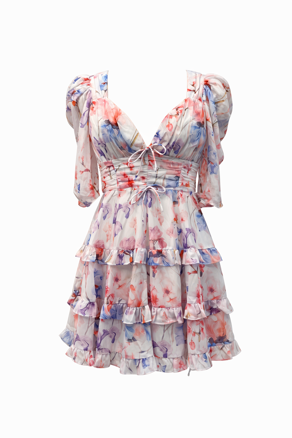 Isla Mini Dress - Dreamy Blossom