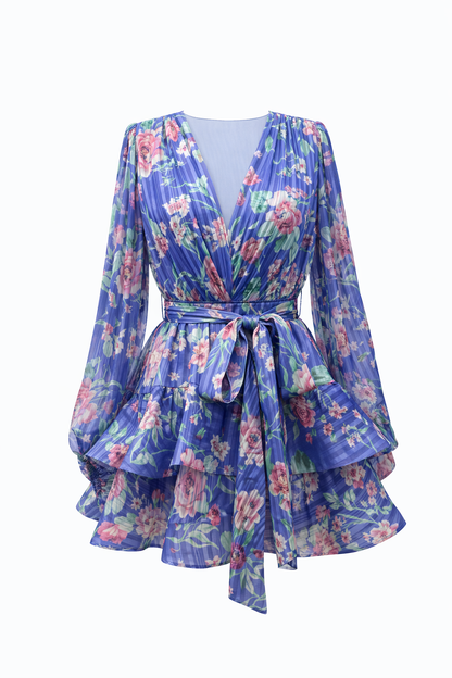 Asya Bedouin Dress - Violet Rosette