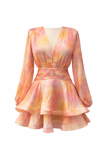 Amira Bedouine Dress - Bloomy Splash