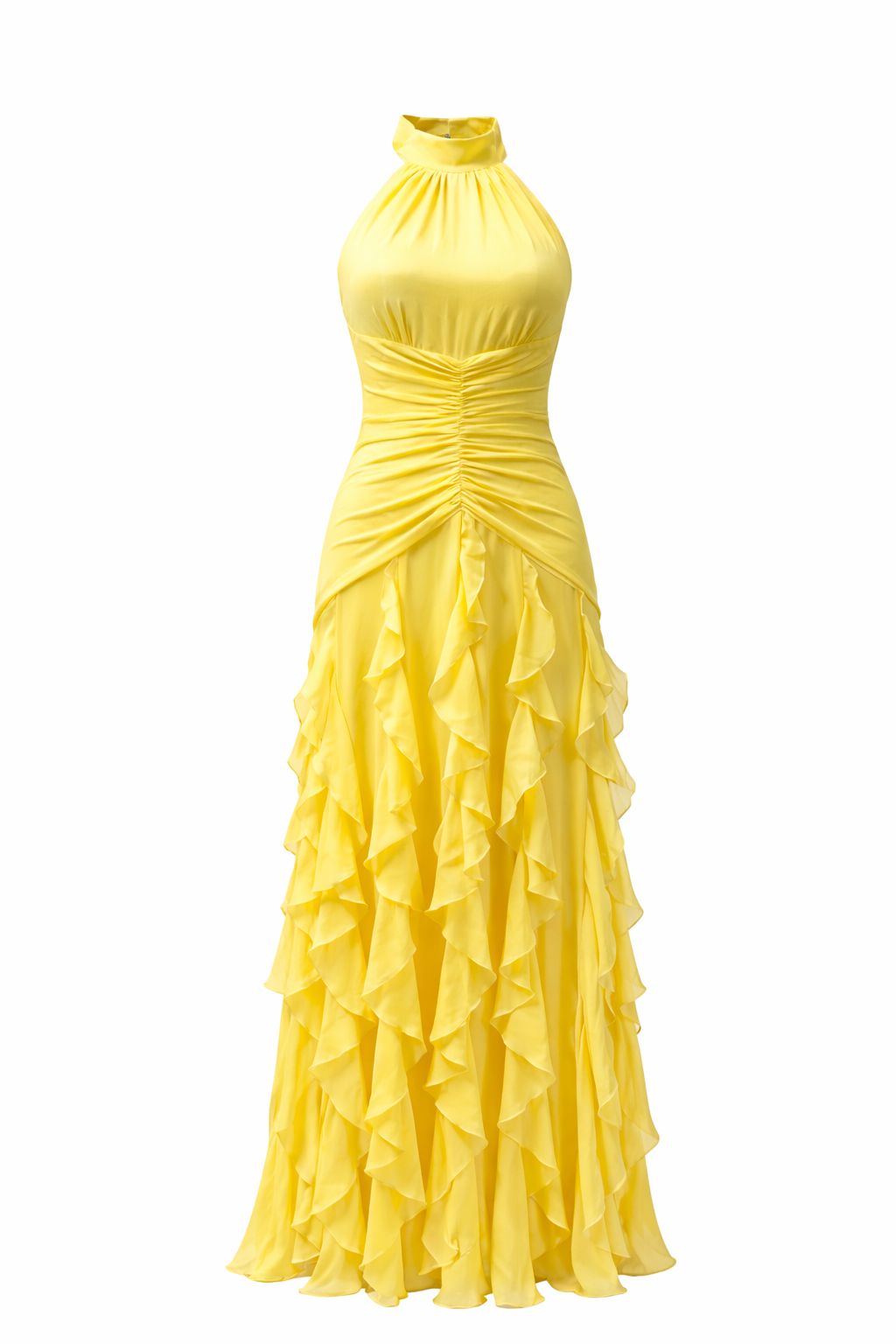 Tiana Gown Ruffle Dress - Amber Lemony