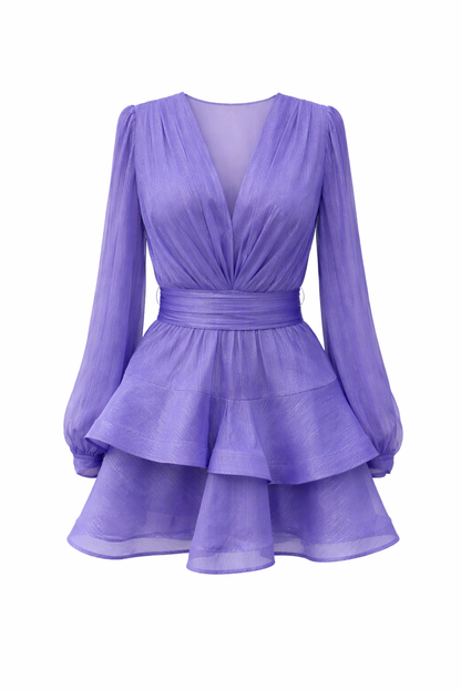 Asya Bedouin Dress - Aromatic Violet