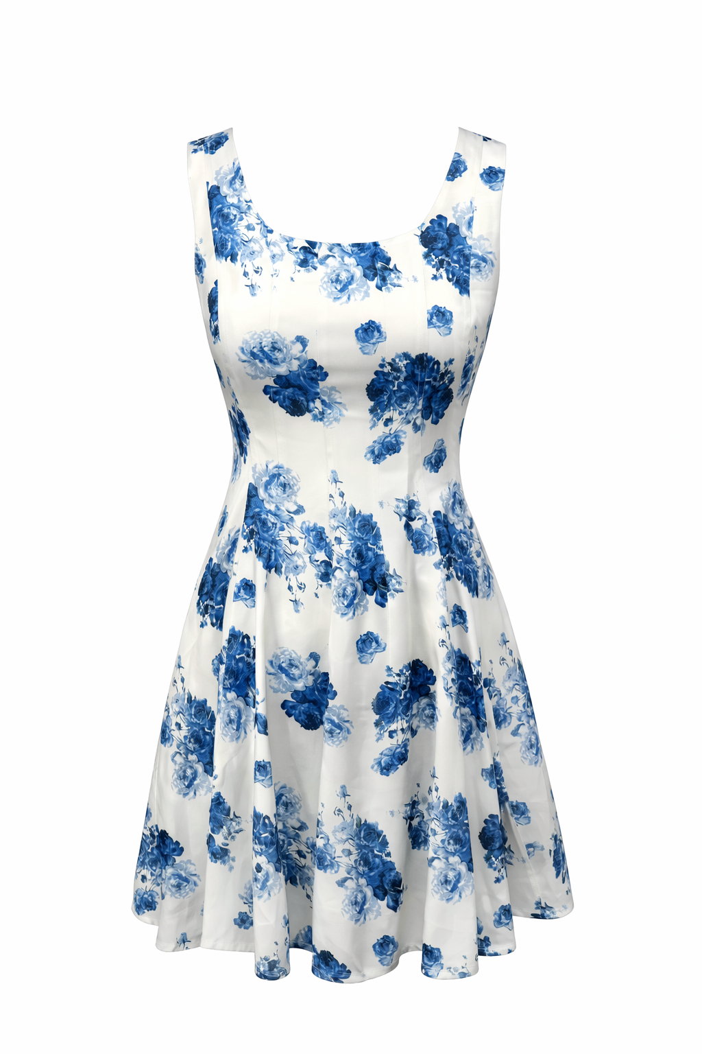 Ayra Mini Skater Dress - Blossom Pale