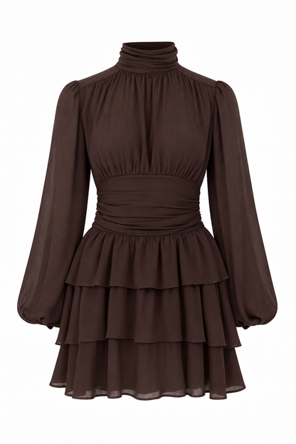 Milla Mini Ruffle Dress - Hazel