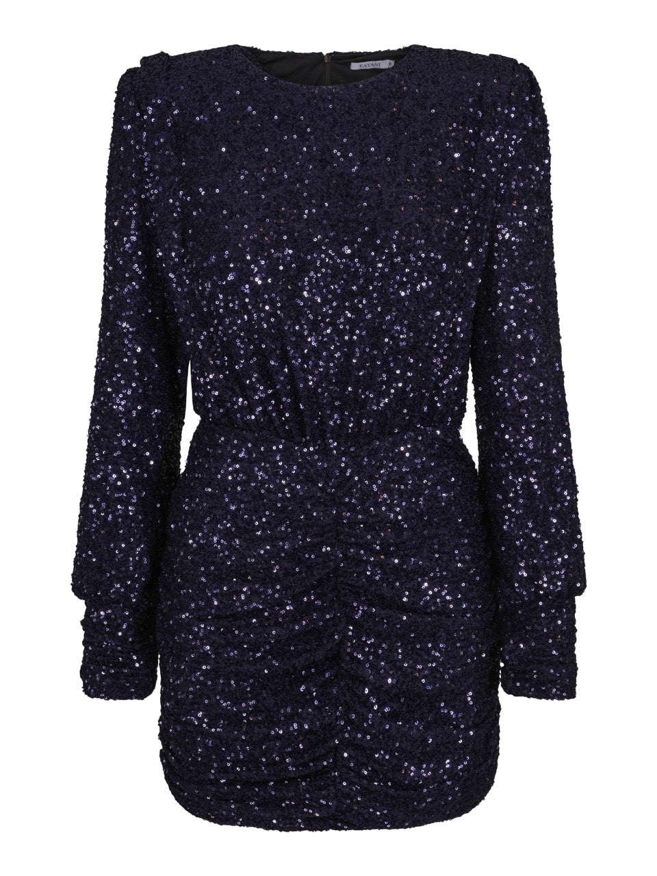 Serina Sequin Mini Gown Dress - Marine Sparkle