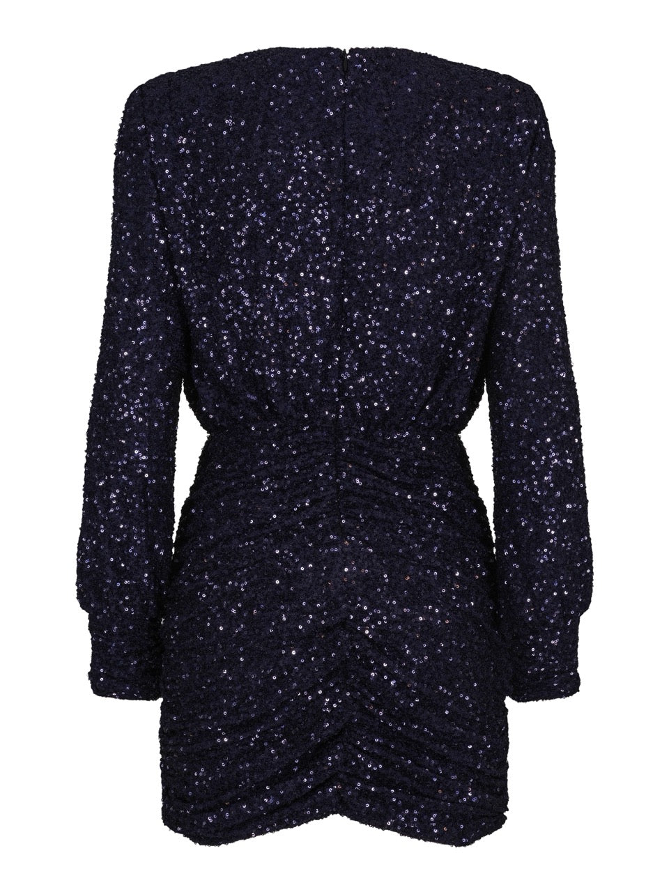 Serina Sequin Mini Gown Dress - Marine Sparkle