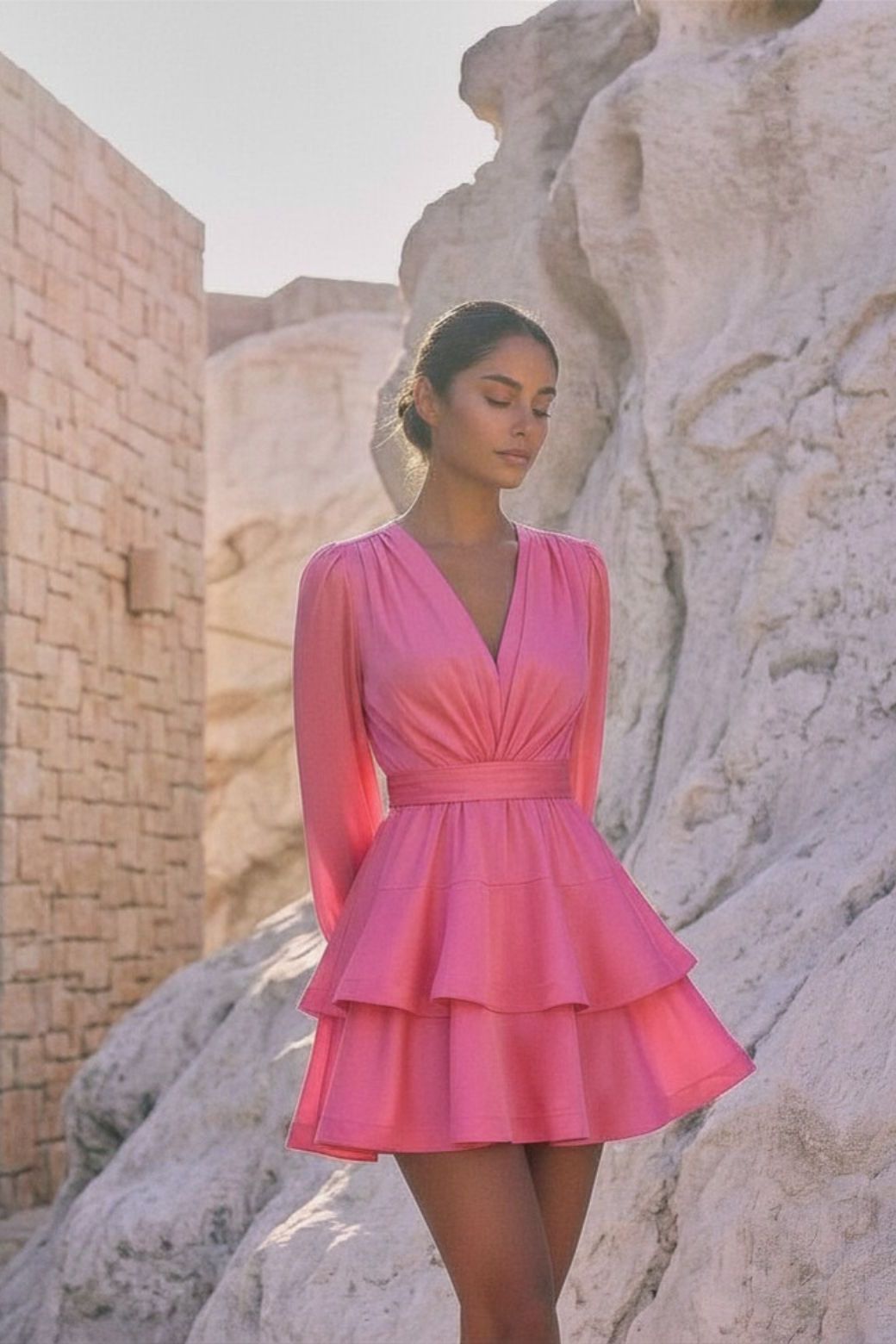 Asya Bedouin Dress - Dreamy Berry