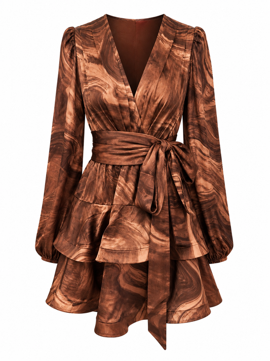 Kayani Asya Bedouin Dress - Cacao