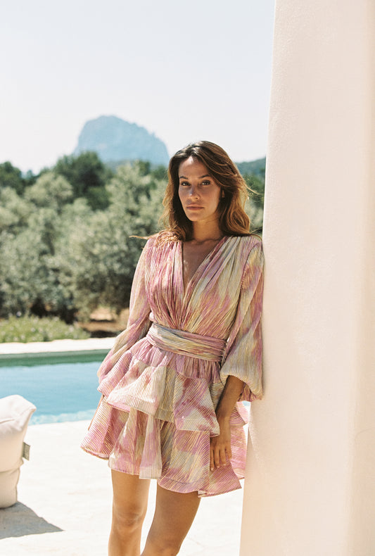Naia Bedouine Dress - Bloomy Splash
