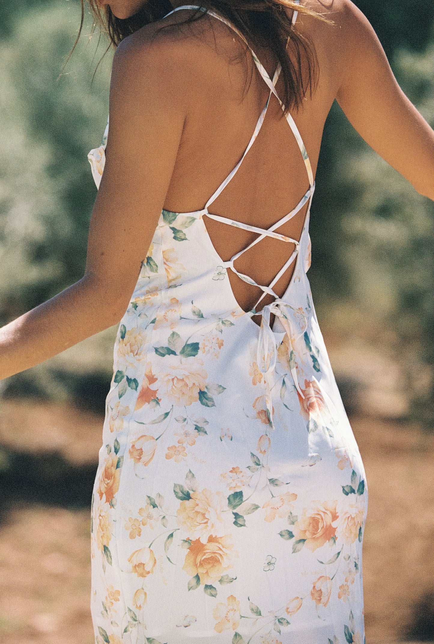 Noelle Tulum Midi Dress - Luminous Blossom