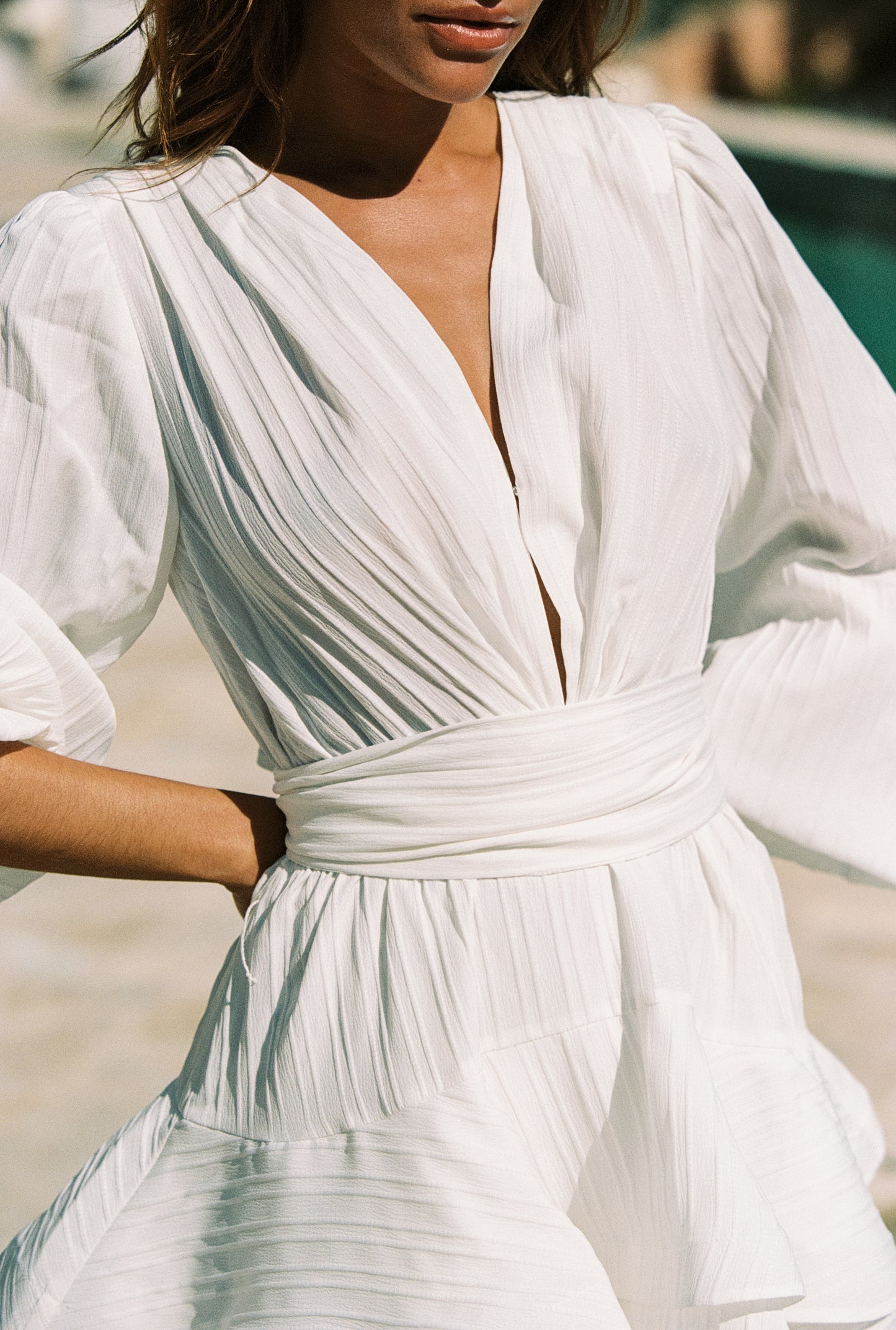 Asya Bedouin Dress - Snow White