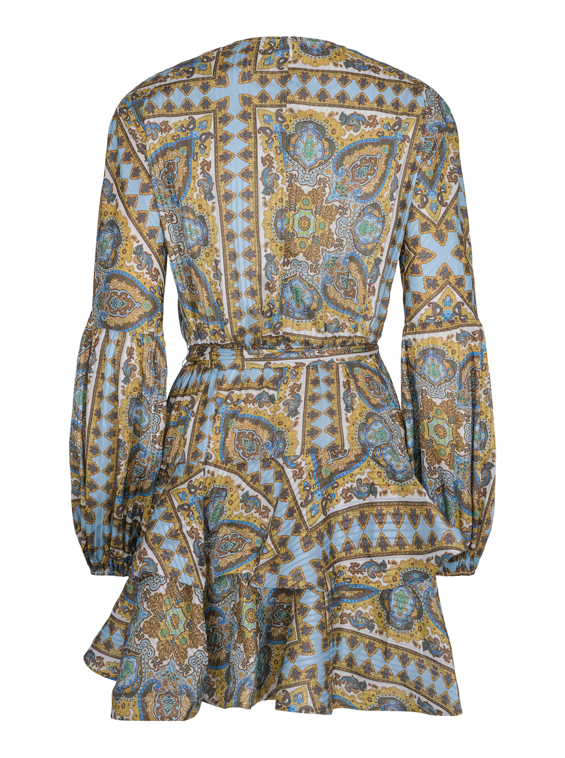 Asya Bedouin Dress Mosaic Tartan