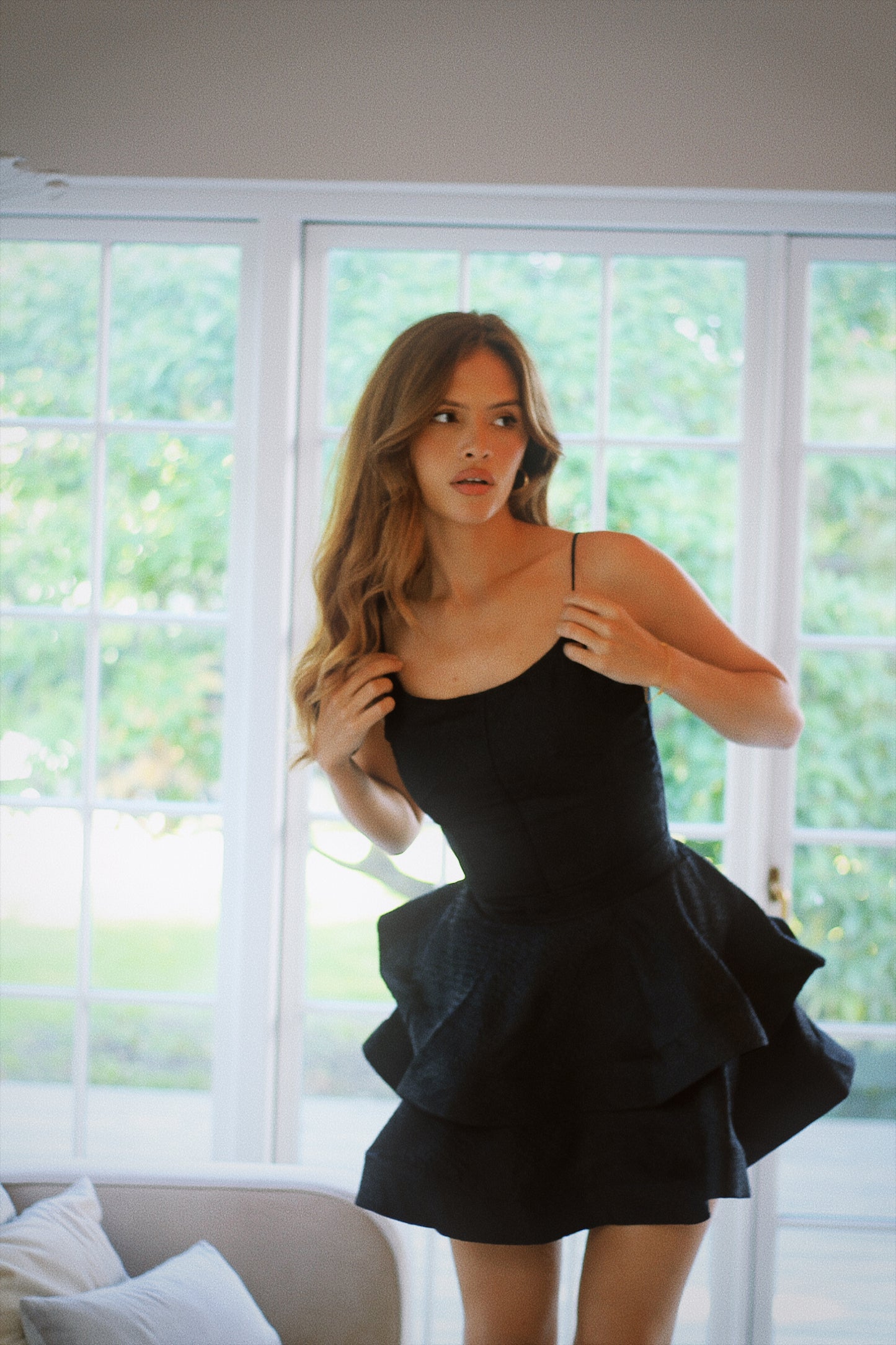 Ivy Mini Dress - Onyx Treasure