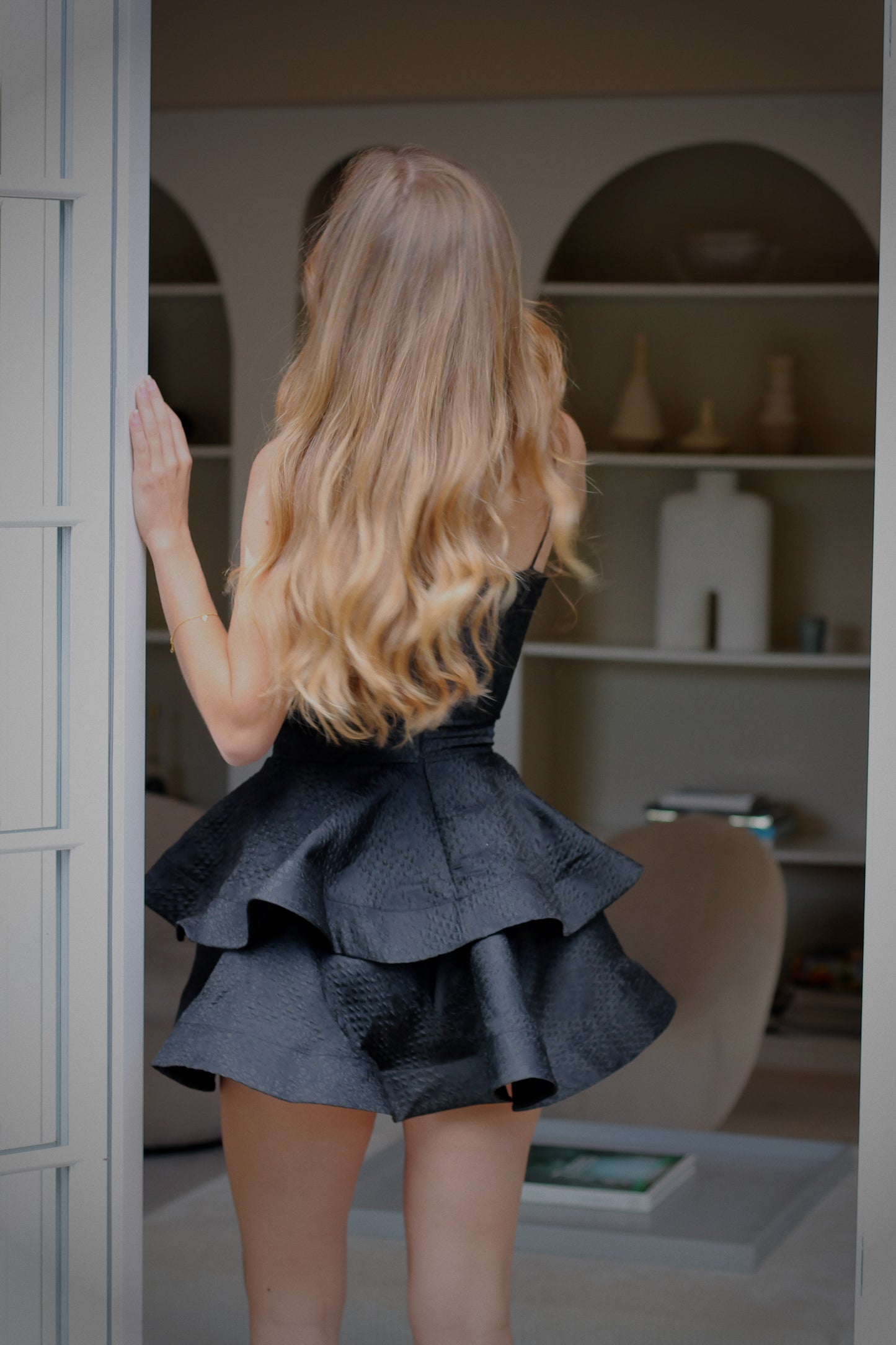 Ivy Mini Dress - Onyx Treasure