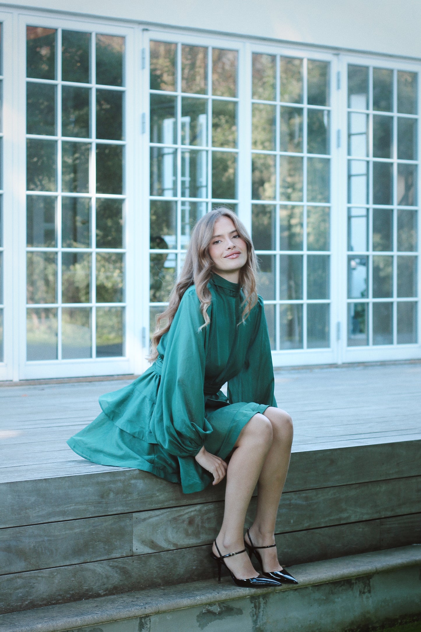 Kelly Minari Dress - Smaragd