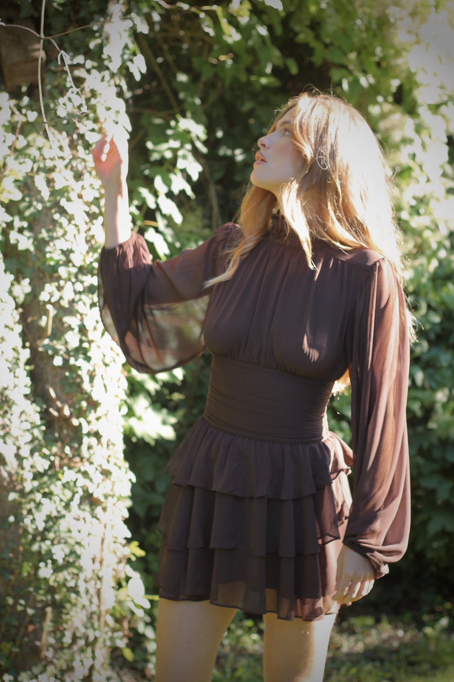 Milla Mini Ruffle Dress - Hazel