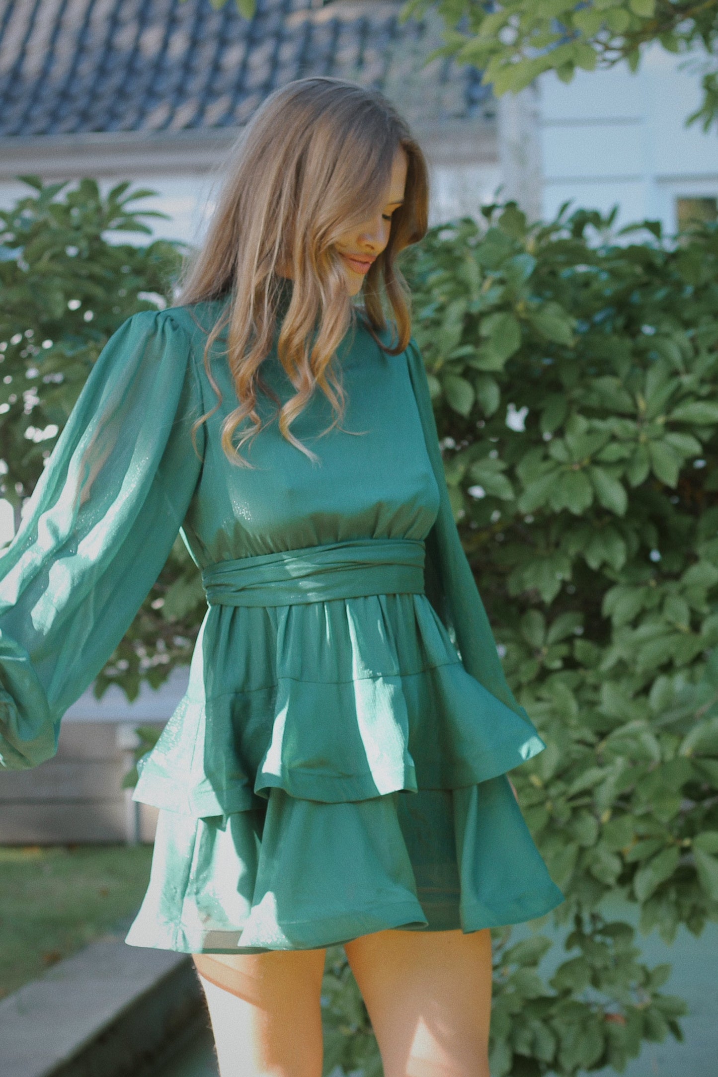 Kelly Minari Dress - Smaragd