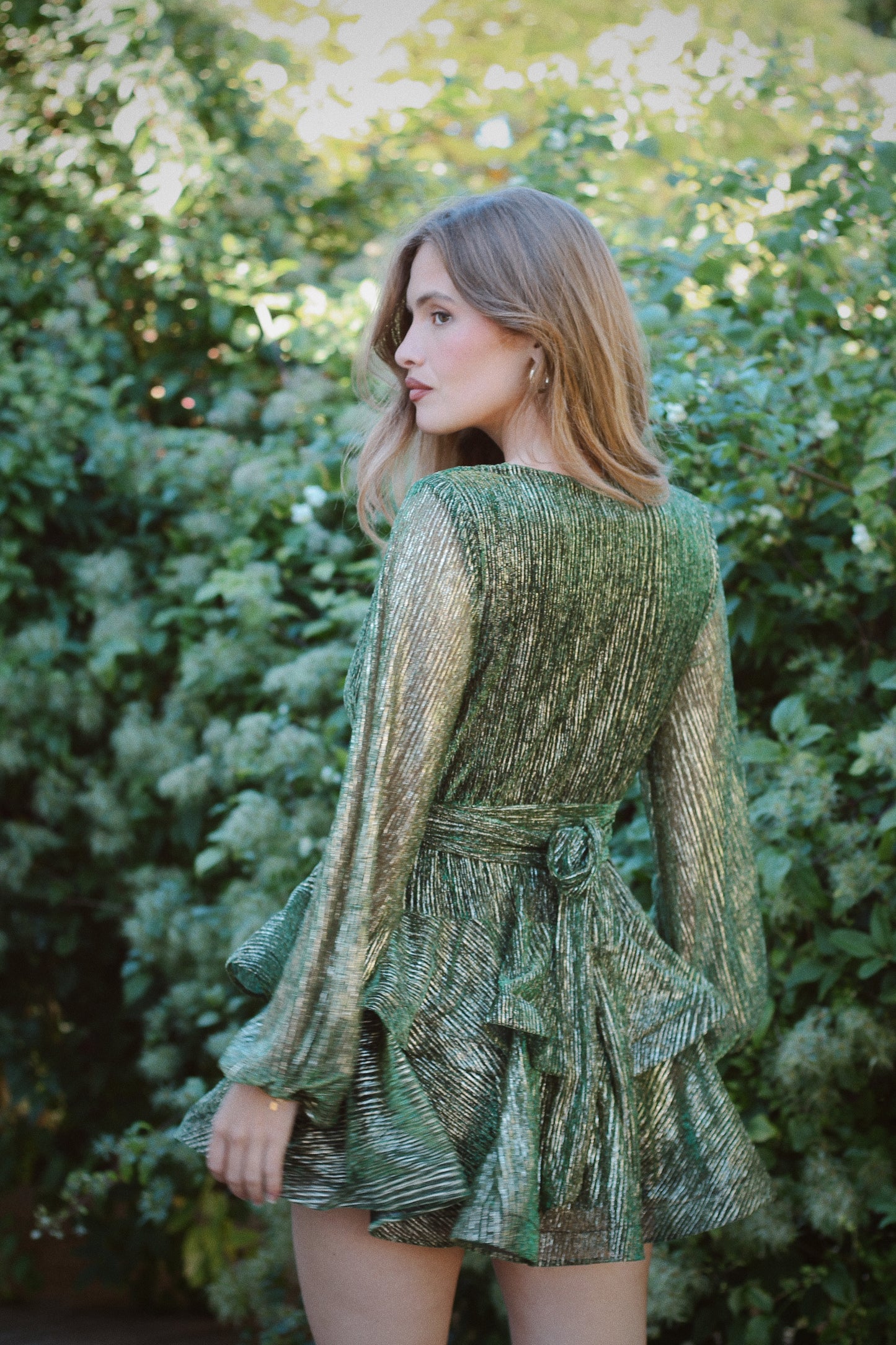 Naia Bedouin Dress - Smaragd Splash