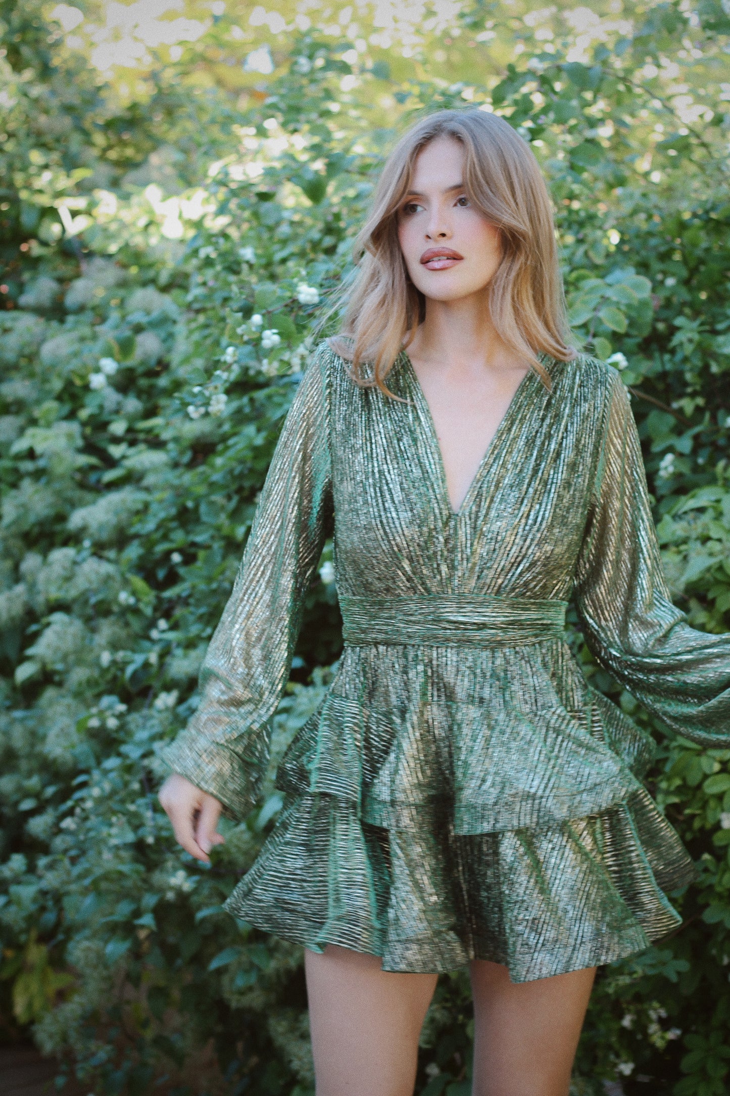 Naia Bedouin Dress - Smaragd Splash
