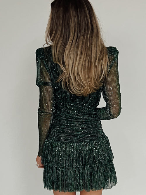 Giselle Mini Dress - Emerald