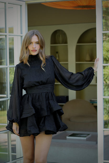 Kelly Minari mini dress - Onyx