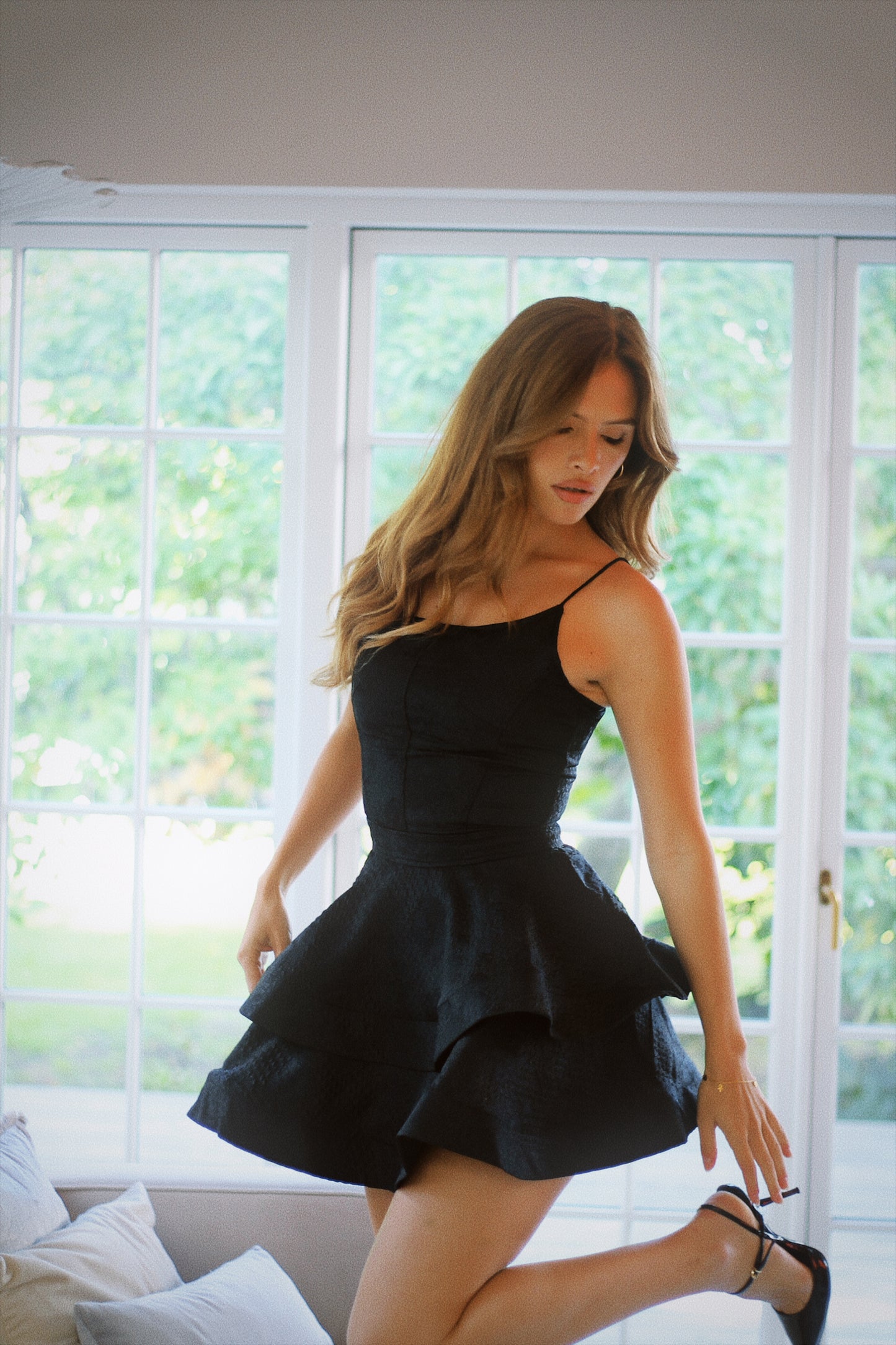 Ivy Mini Dress - Onyx Treasure