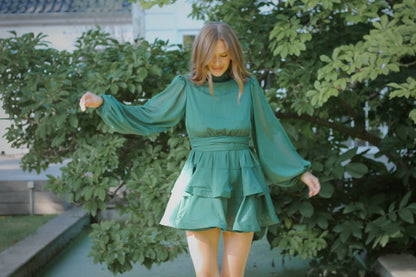 Kelly Minari Dress - Smaragd