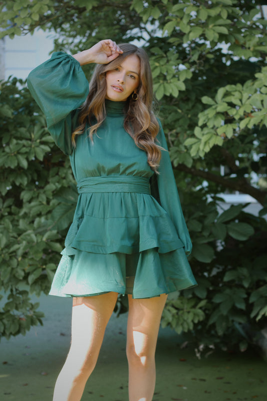 Kelly Minari Dress - Smaragd