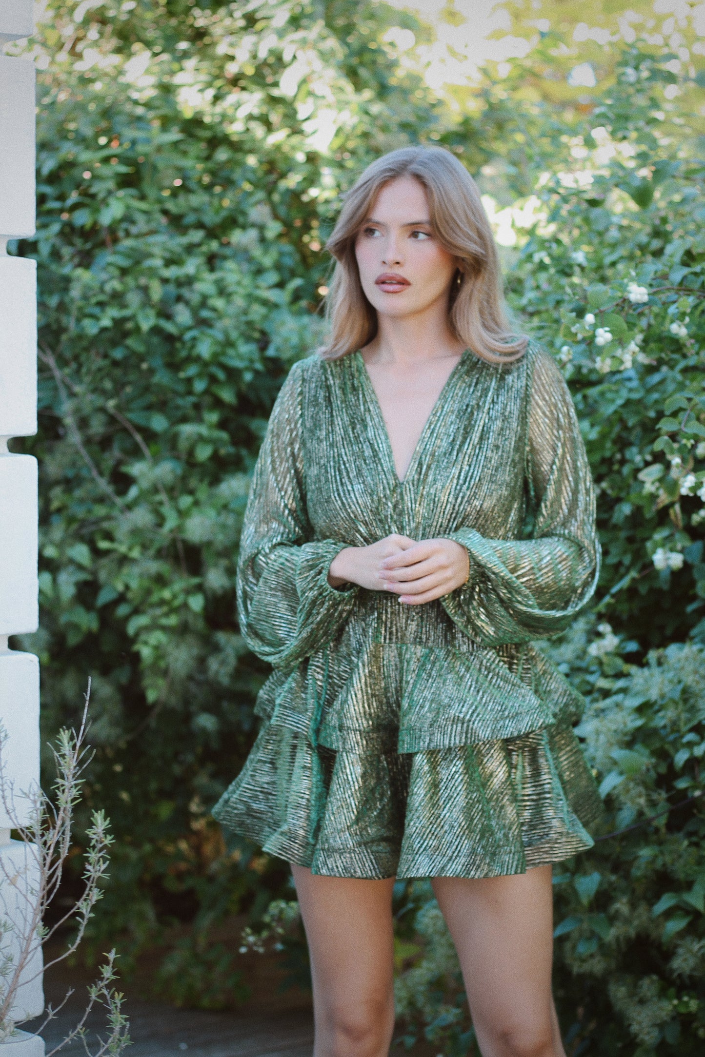 Naia Bedouin Dress - Smaragd Splash
