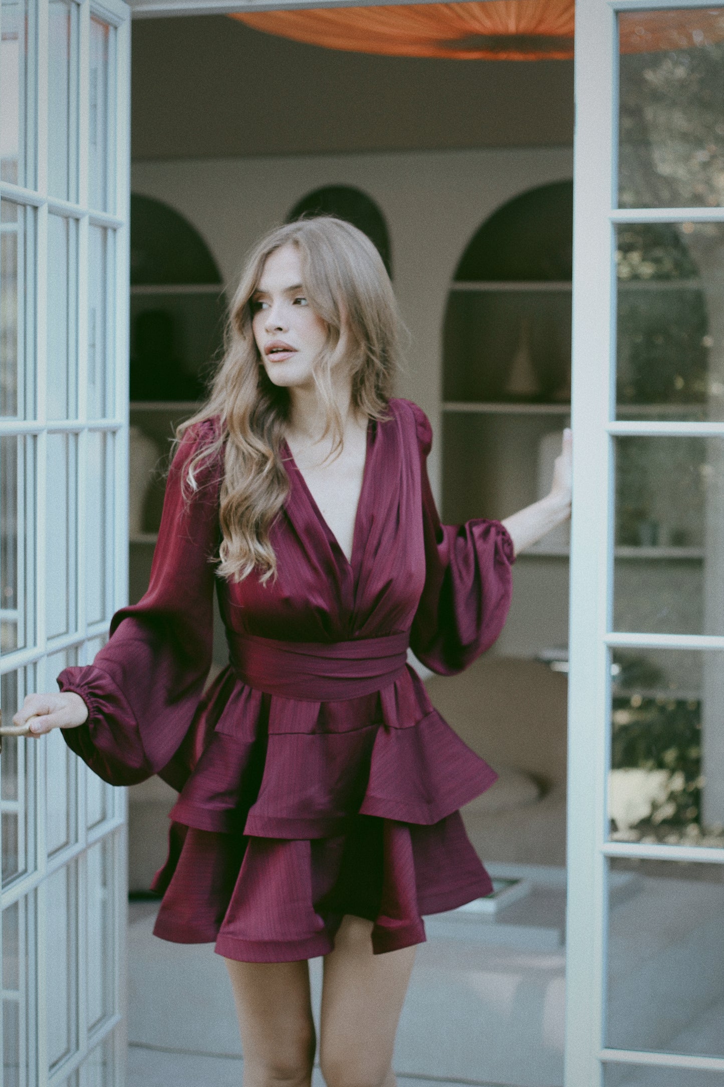 Asya Bedouin Dress - Mulberry