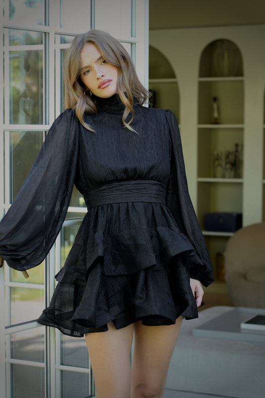 Kelly Minari mini dress - Onyx
