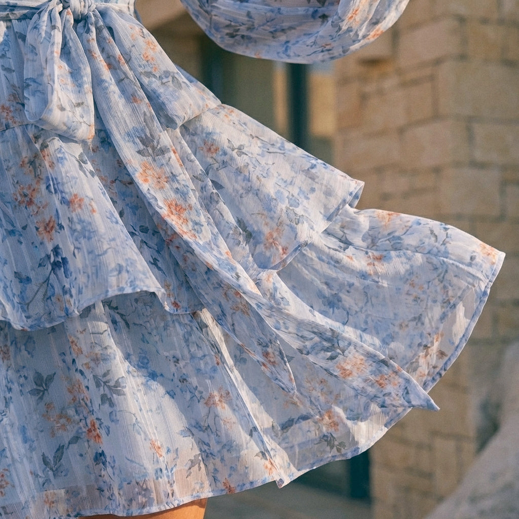 Asya Bedouin Dress - Sea Bloom