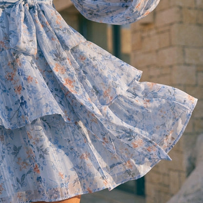 Asya Bedouin Dress - Sea Bloom