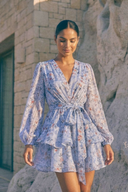 Asya Bedouin Dress - Sea Bloom