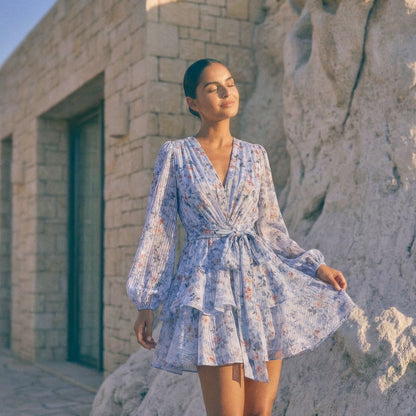 Asya Bedouin Dress - Sea Bloom