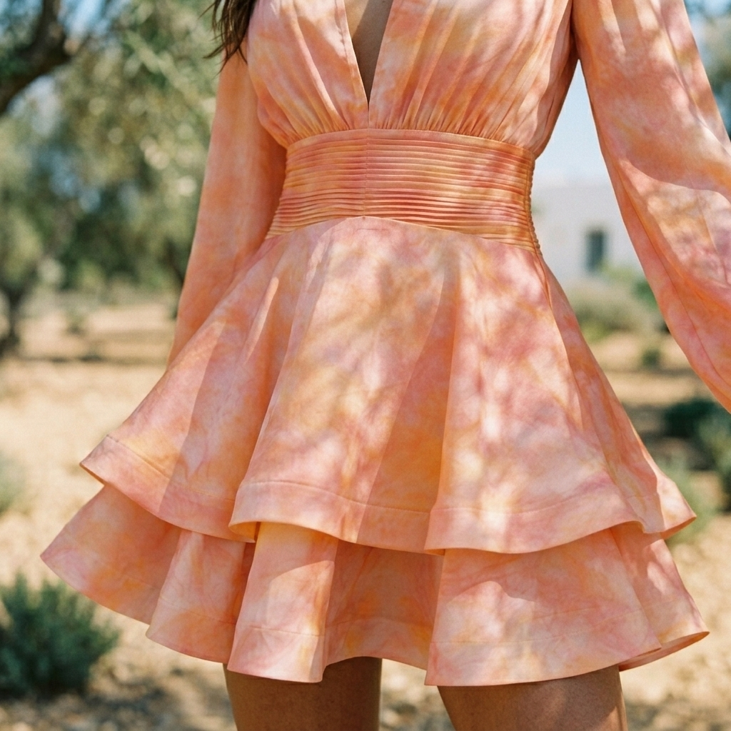 Amira Bedouine Dress - Bloomy Splash