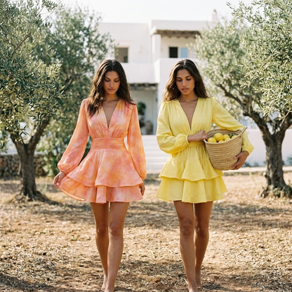 Asya Bedouin Dress - Amber Lemony