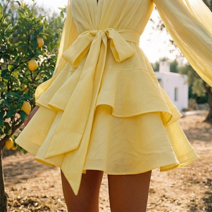 Asya Bedouin Dress - Amber Lemony