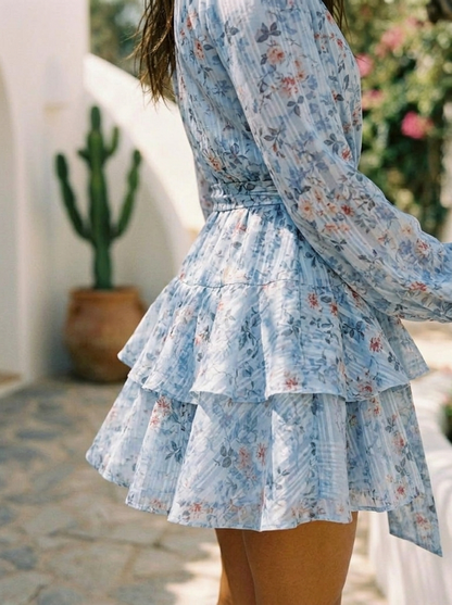 Asya Bedouin Dress - Sea Bloom